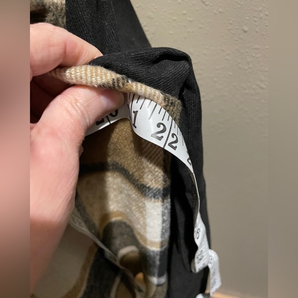 Plaid Print Drop Shoulder Coat - Picture 11 of 13